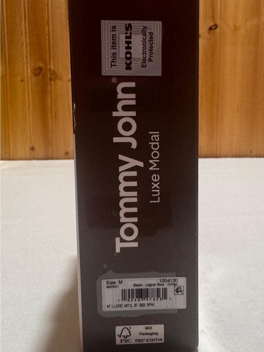 NIB Tommy John Men's Luxe Modal Boxer Briefs 3-Pack Medium - Picture 3 of 6